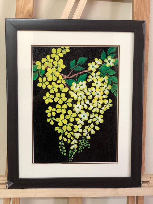 Yellow Flowers Canvas Painting